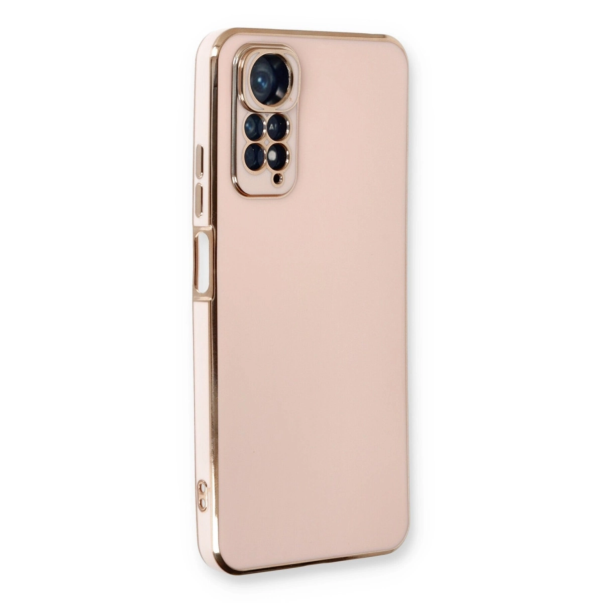 BUĞZ Xiaomi Redmi Note 11 Kılıf Volet Silikon - Pembe