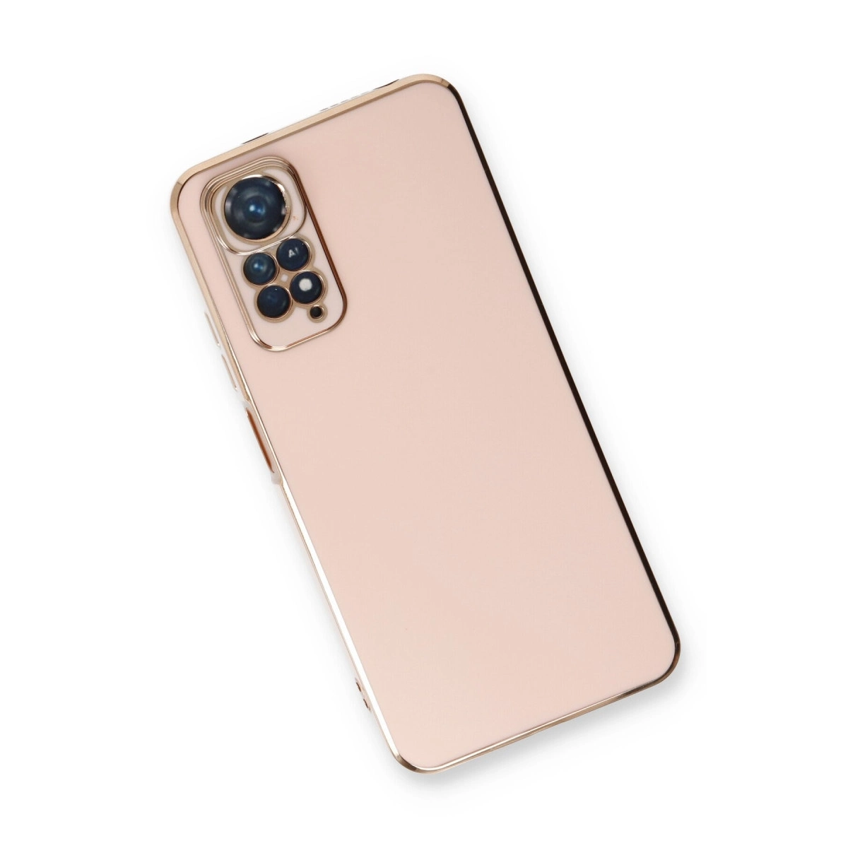 BUĞZ Xiaomi Redmi Note 11 Kılıf Volet Silikon - Pembe