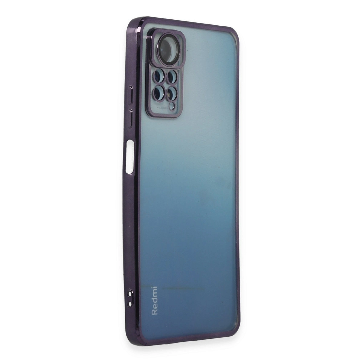 BUĞZ Xiaomi Redmi Note 11 Pro Kılıf Razer Lensli Silikon - Mor BUĞZ Xiaomi Redmi Note 11 Pro Kılıf Razer Lensli Silikon - Mor