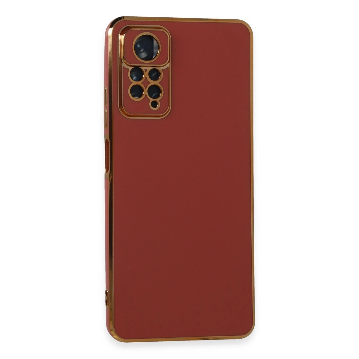 BUĞZ Xiaomi Redmi Note 11 Pro Kılıf Volet Silikon - Kırmızı