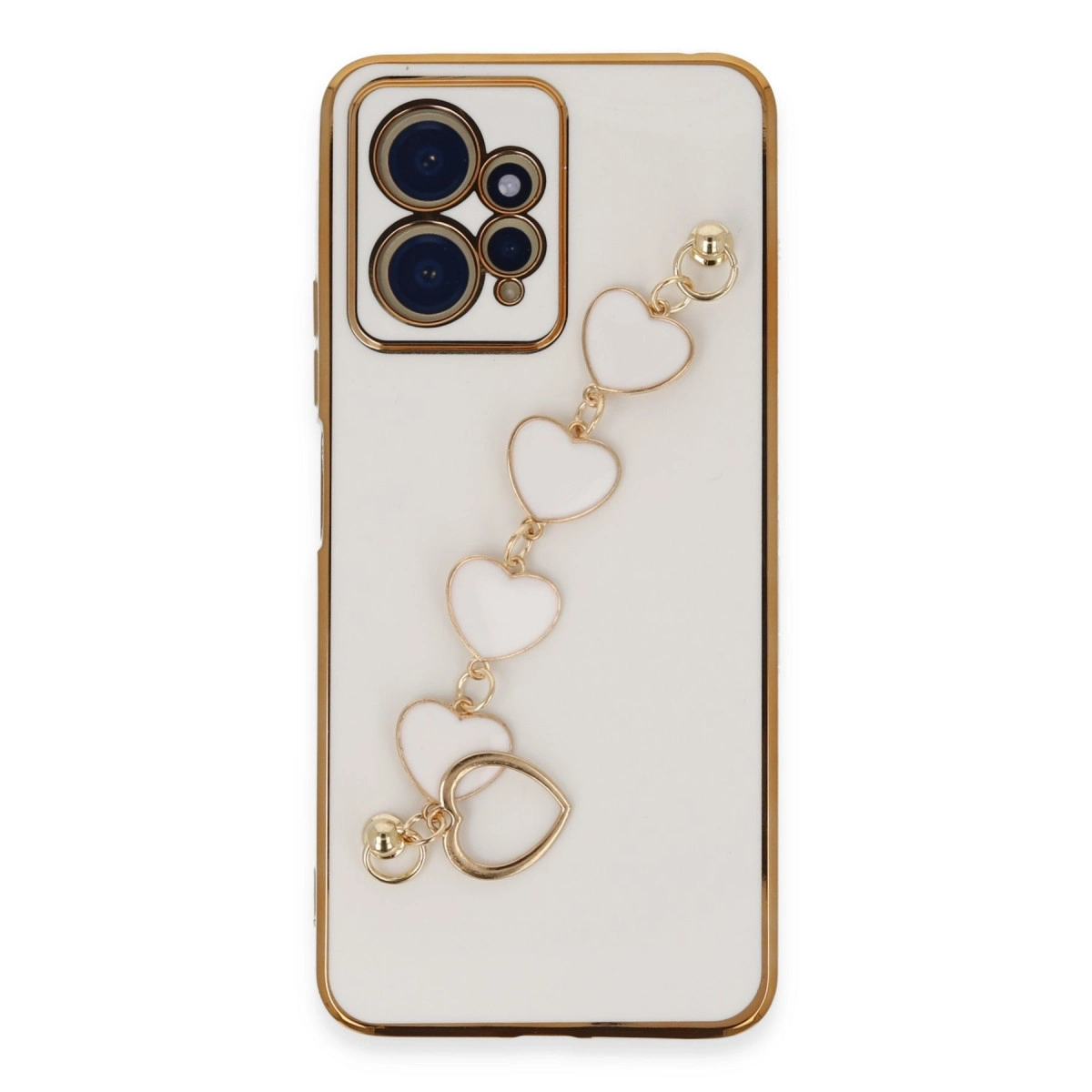 BUĞZ Xiaomi Redmi Note 12 4g Kılıf Esila Silikon - Beyaz