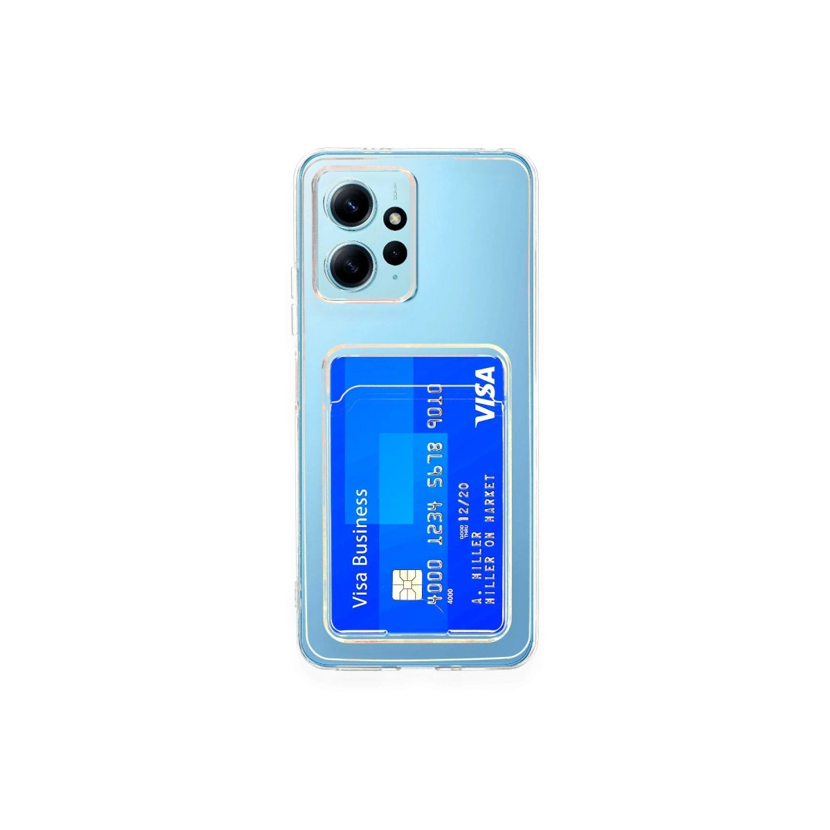 BUĞZ Xiaomi Redmi Note 12 4g Kılıf Kart Şeffaf Silikon - Şeffaf BUĞZ Xiaomi Redmi Note 12 4g Kılıf Kart Şeffaf Silikon - Şeffaf
