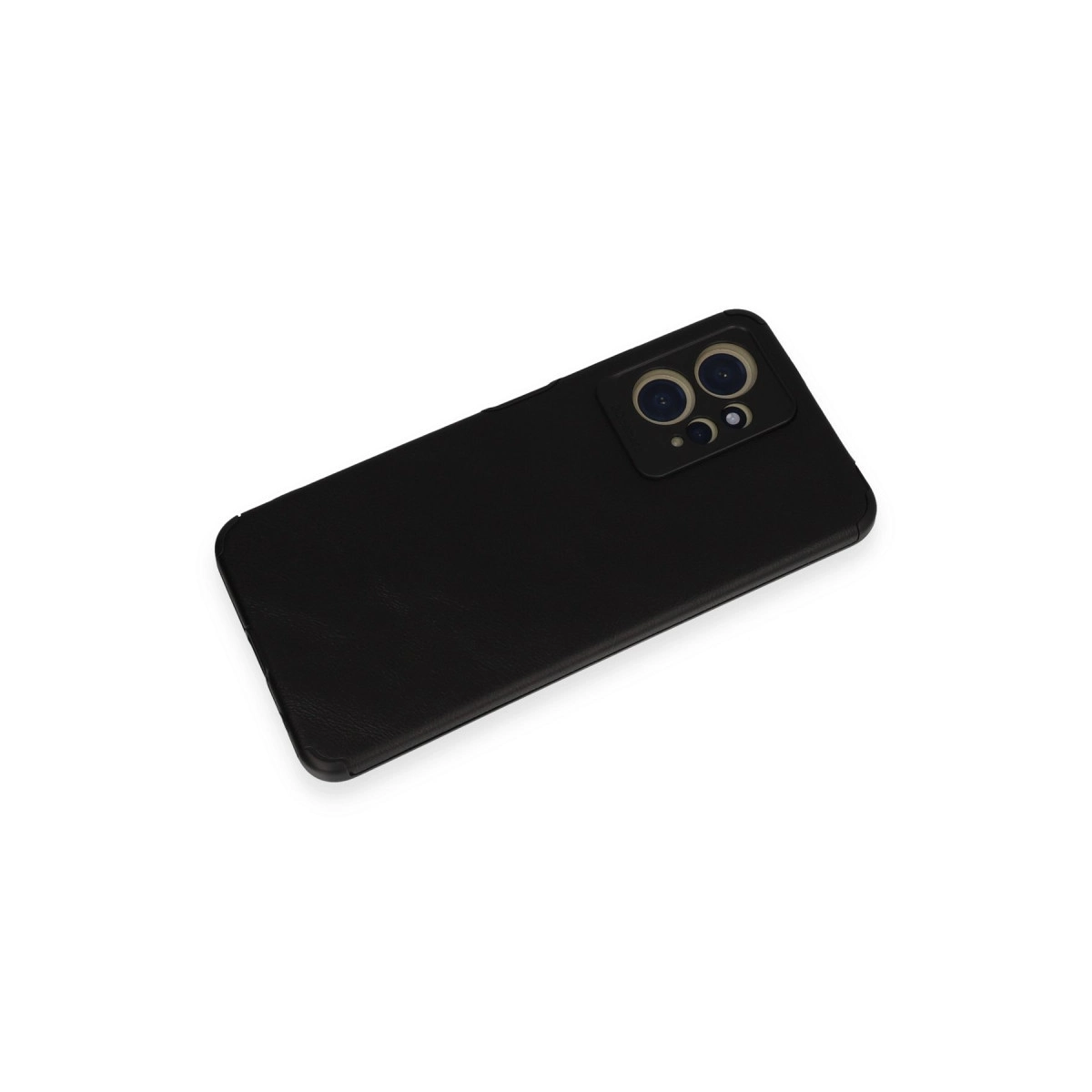 BUĞZ Xiaomi Redmi Note 12 4g Kılıf Loop Deri Silikon - Siyah