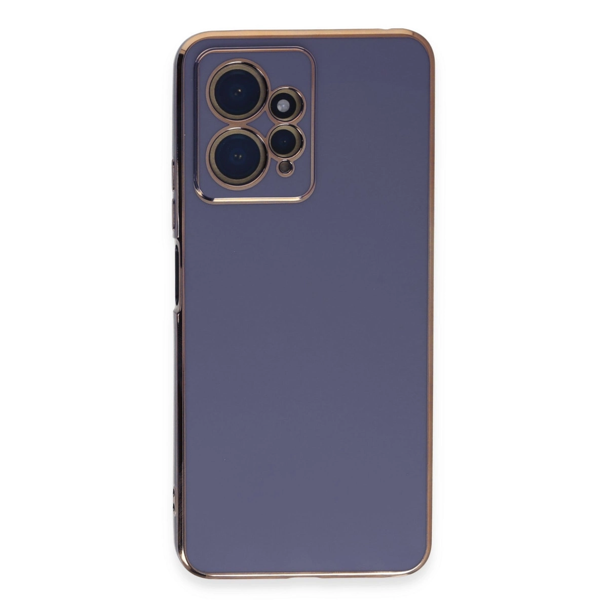 BUĞZ Xiaomi Redmi Note 12 4g Kılıf Volet Silikon - Mavi