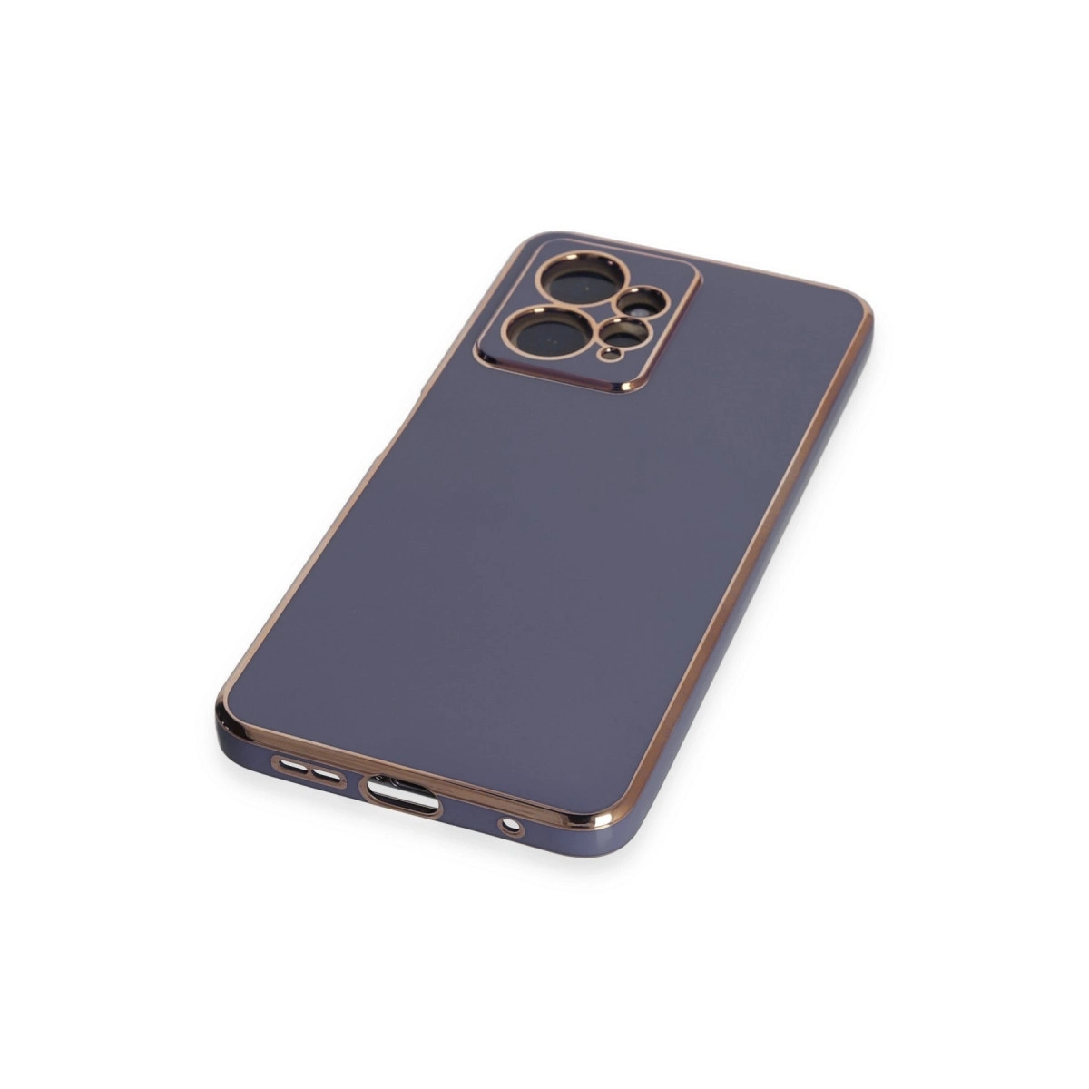BUĞZ Xiaomi Redmi Note 12 4g Kılıf Volet Silikon - Mavi