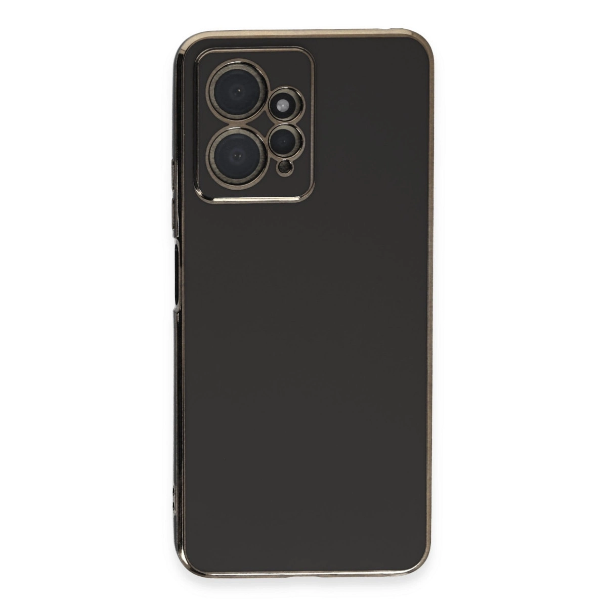 BUĞZ Xiaomi Redmi Note 12 4g Kılıf Volet Silikon - Siyah