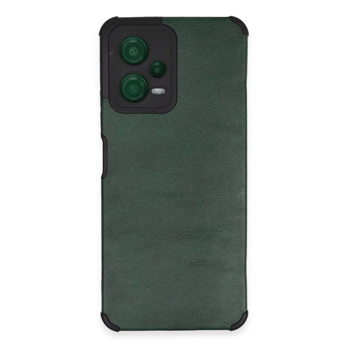 BUĞZ Xiaomi Redmi Note 12 5g Kılıf Loop Deri Silikon - Yeşil