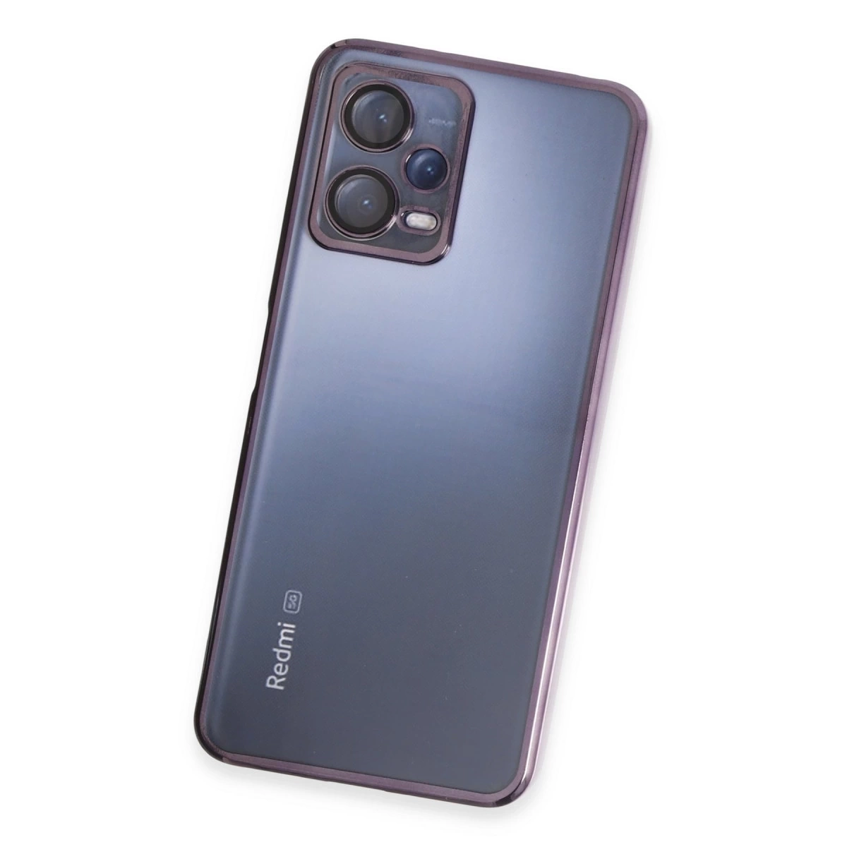 BUĞZ Xiaomi Redmi Note 12 5g Kılıf Razer Lensli Silikon - Mor BUĞZ Xiaomi Redmi Note 12 5g Kılıf Razer Lensli Silikon - Mor