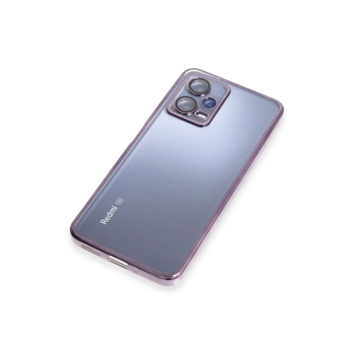 BUĞZ Xiaomi Redmi Note 12 5g Kılıf Razer Lensli Silikon - Mor BUĞZ Xiaomi Redmi Note 12 5g Kılıf Razer Lensli Silikon - Mor