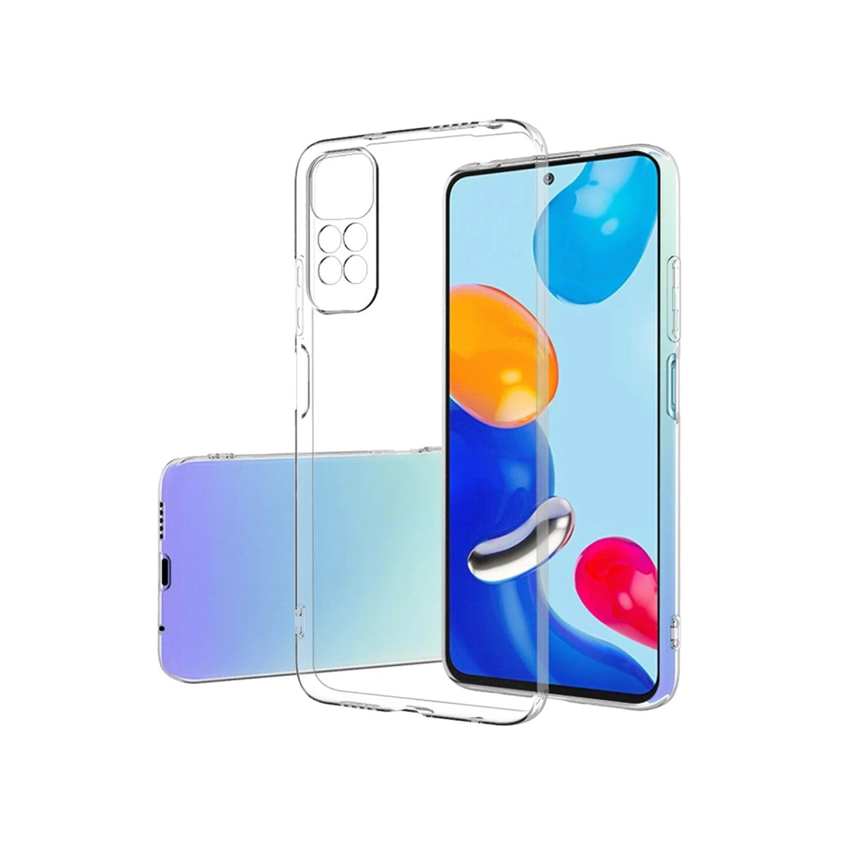 BUĞZ Xiaomi Redmi Note 12 Pro 4g Kılıf Lüx Şeffaf Silikon