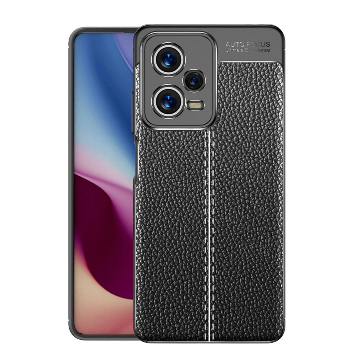 BUĞZ Xiaomi Redmi Note 12 Pro 5g Kılıf Auto Focus Kapak - Siyah