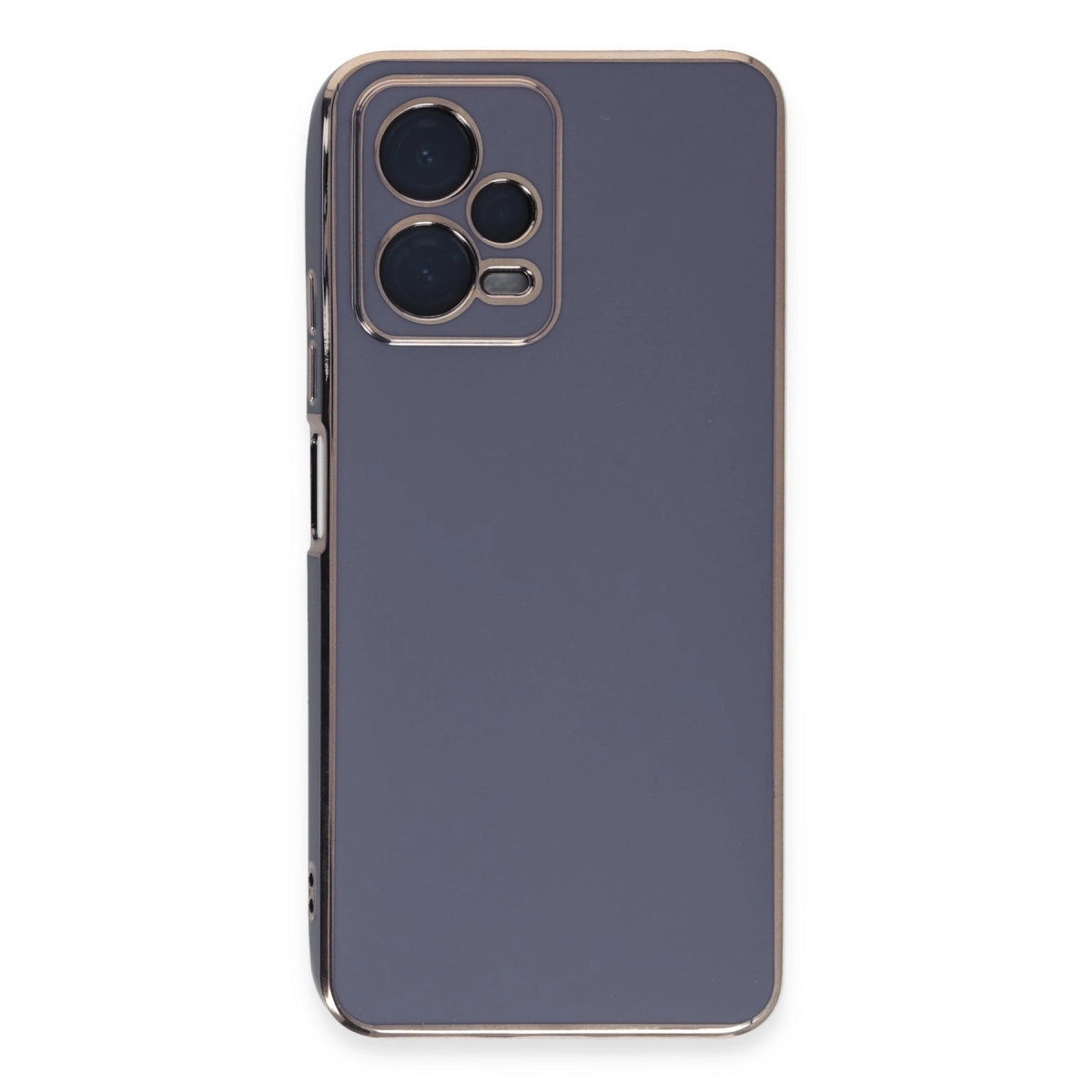 BUĞZ Xiaomi Redmi Note 12 Pro Plus Kılıf Volet Silikon - Mavi