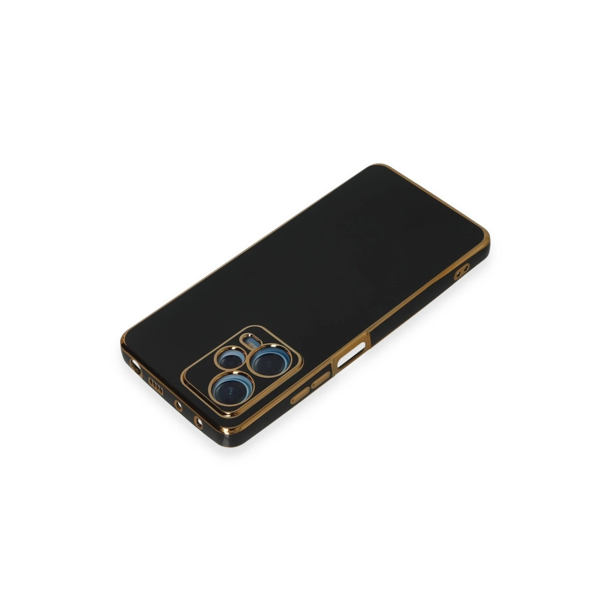 BUĞZ Xiaomi Redmi Note 12 Pro Plus Kılıf Volet Silikon - Siyah