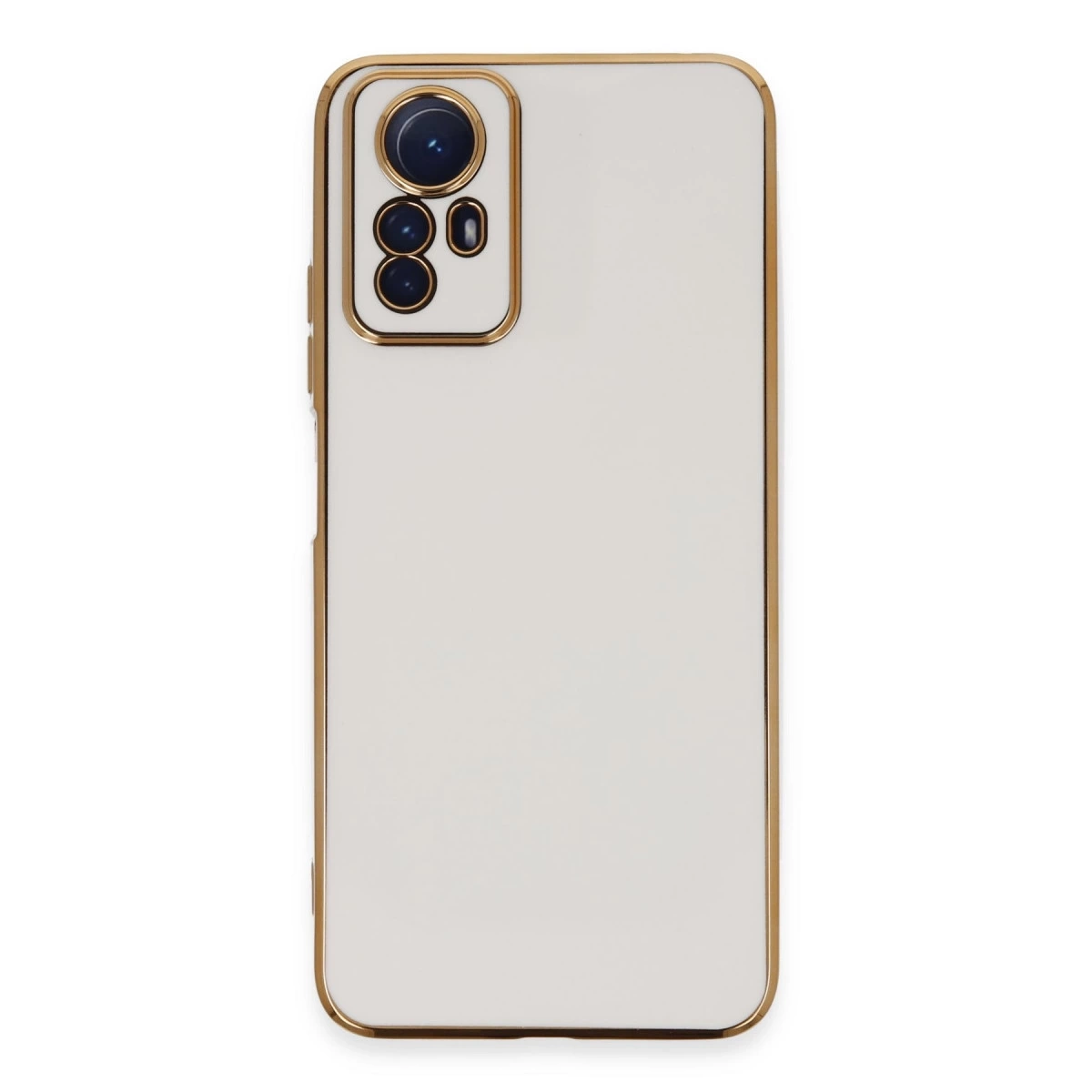 BUĞZ Xiaomi Redmi Note 12s Kılıf Volet Silikon - Beyaz