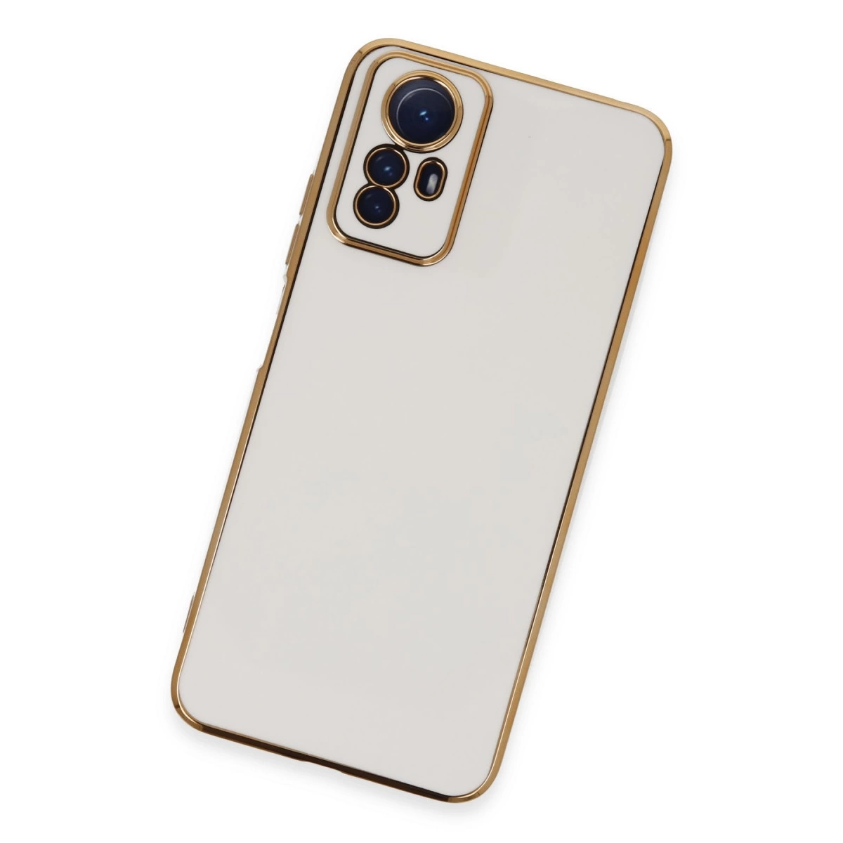 BUĞZ Xiaomi Redmi Note 12s Kılıf Volet Silikon - Beyaz