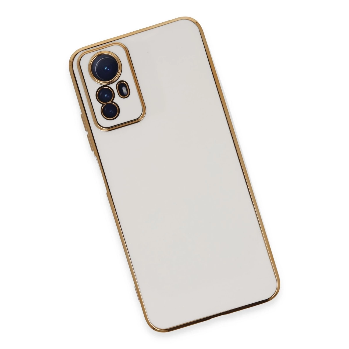 BUĞZ Xiaomi Redmi Note 12s Kılıf Volet Silikon - Beyaz