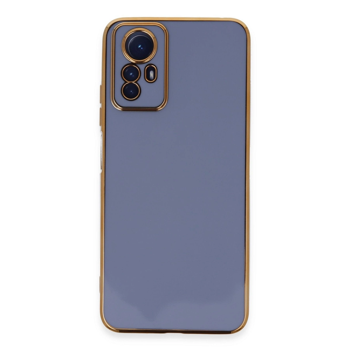 BUĞZ Xiaomi Redmi Note 12s Kılıf Volet Silikon - Mavi