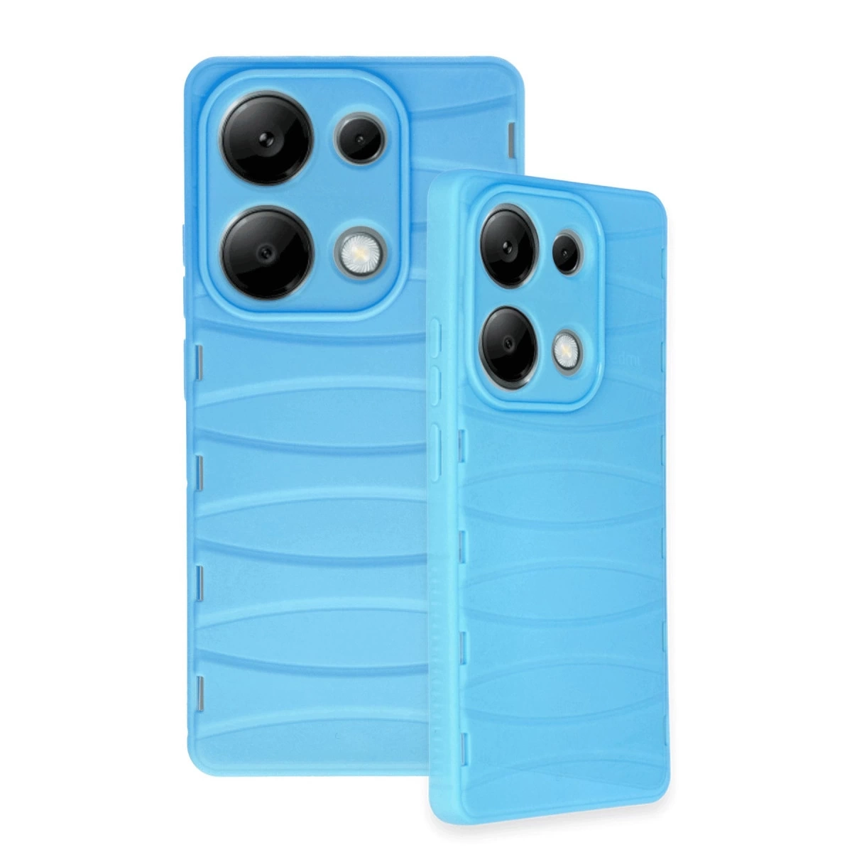 BUĞZ Xiaomi Redmi Note 13 Pro 4g Kılıf Bibercas Silikon Kapak - Mavi BUĞZ Xiaomi Redmi Note 13 Pro 4g Kılıf Bibercas Silikon Kapak - Mavi