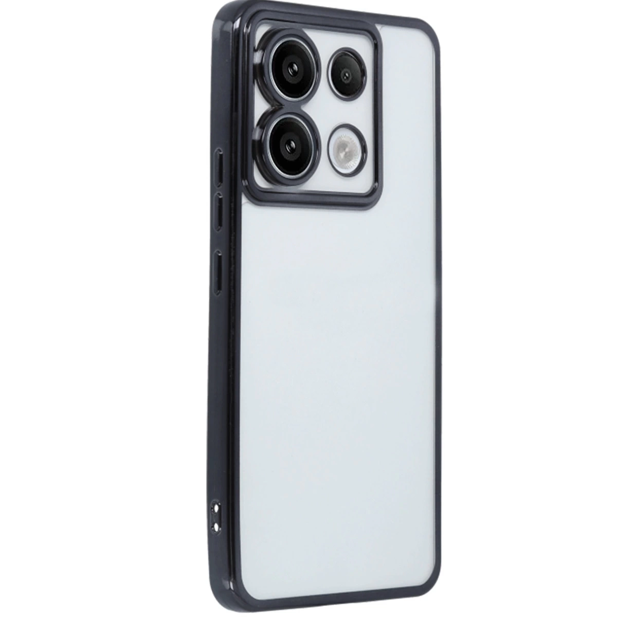 BUĞZ Xiaomi Redmi Note 13 Pro 4g Kılıf Razer Lensli Silikon - Siyah BUĞZ Xiaomi Redmi Note 13 Pro 4g Kılıf Razer Lensli Silikon - Siyah