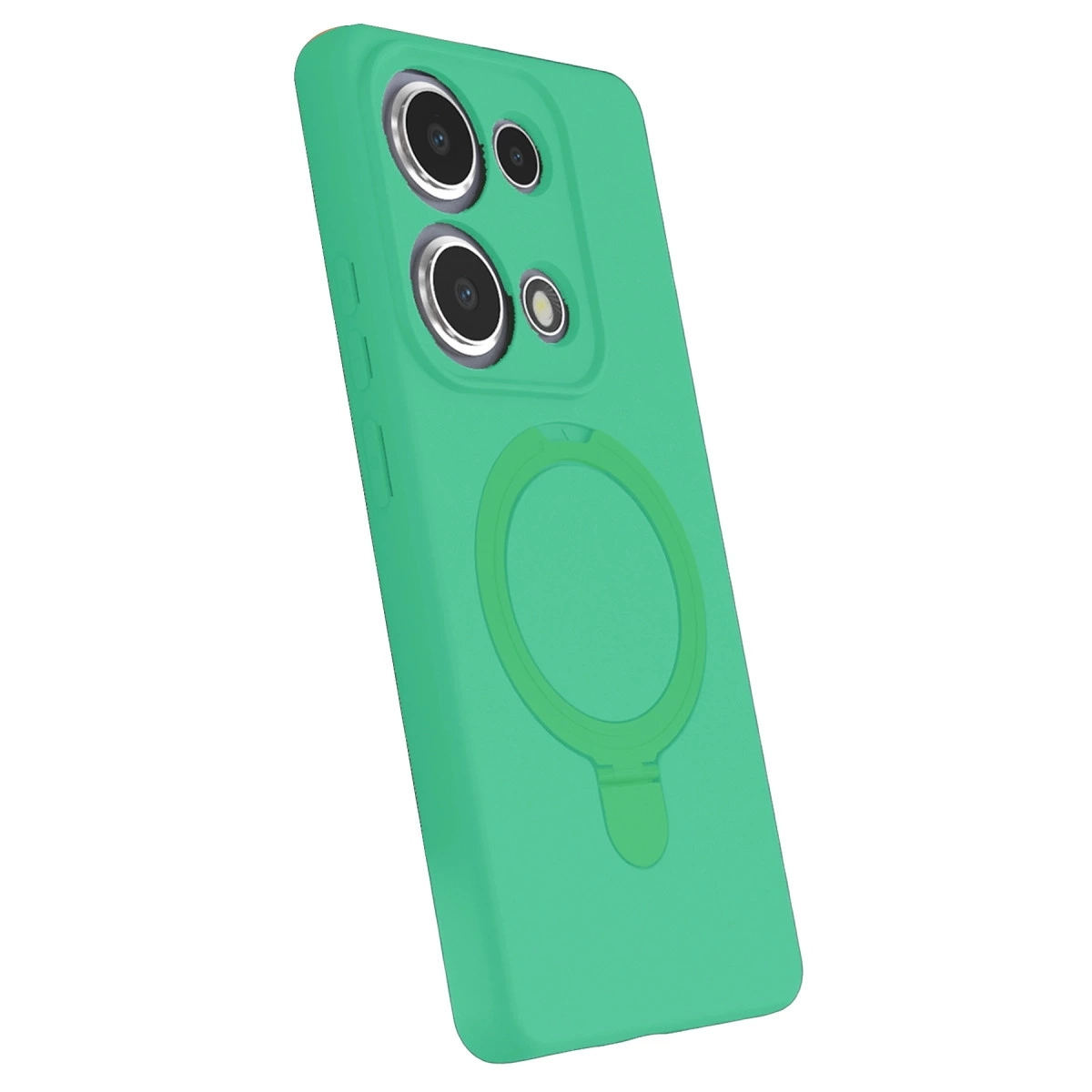 BUĞZ Xiaomi Redmi Note 13 Pro 4g Regal Magsafe Standlı Kapak - Yeşil BUĞZ Xiaomi Redmi Note 13 Pro 4g Regal Magsafe Standlı Kapak - Yeşil