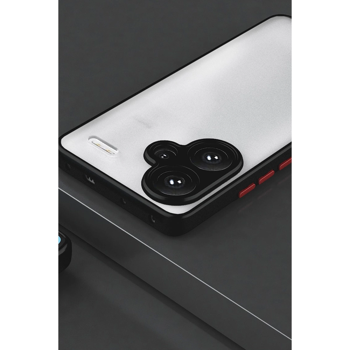 BUĞZ Xiaomi Redmi Note 13 Pro Plus Kılıf Montreal Silikon Kapak - Siyah