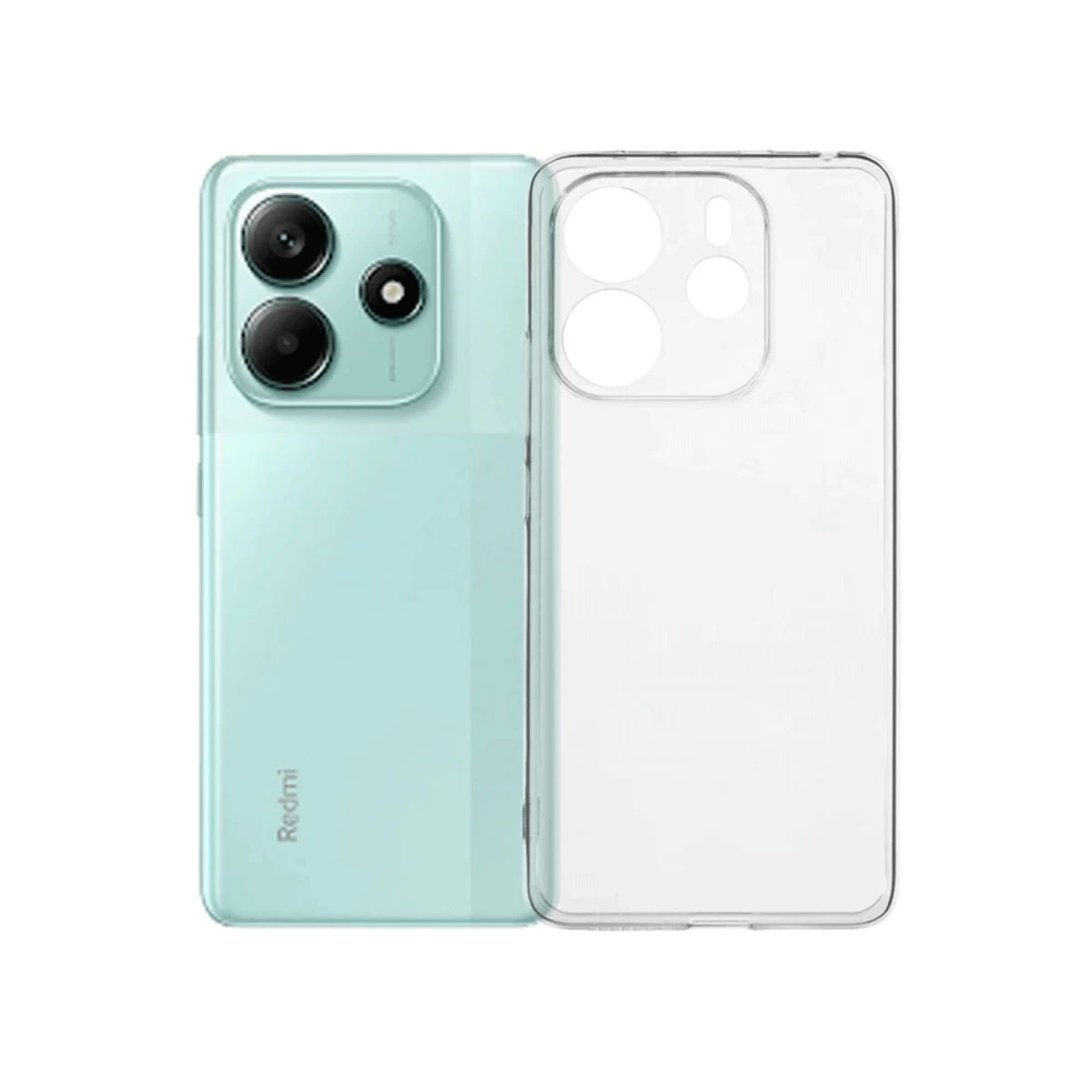 BUĞZ Xiaomi Redmi Note 14 4g Kılıf Lüx Şeffaf Silikon