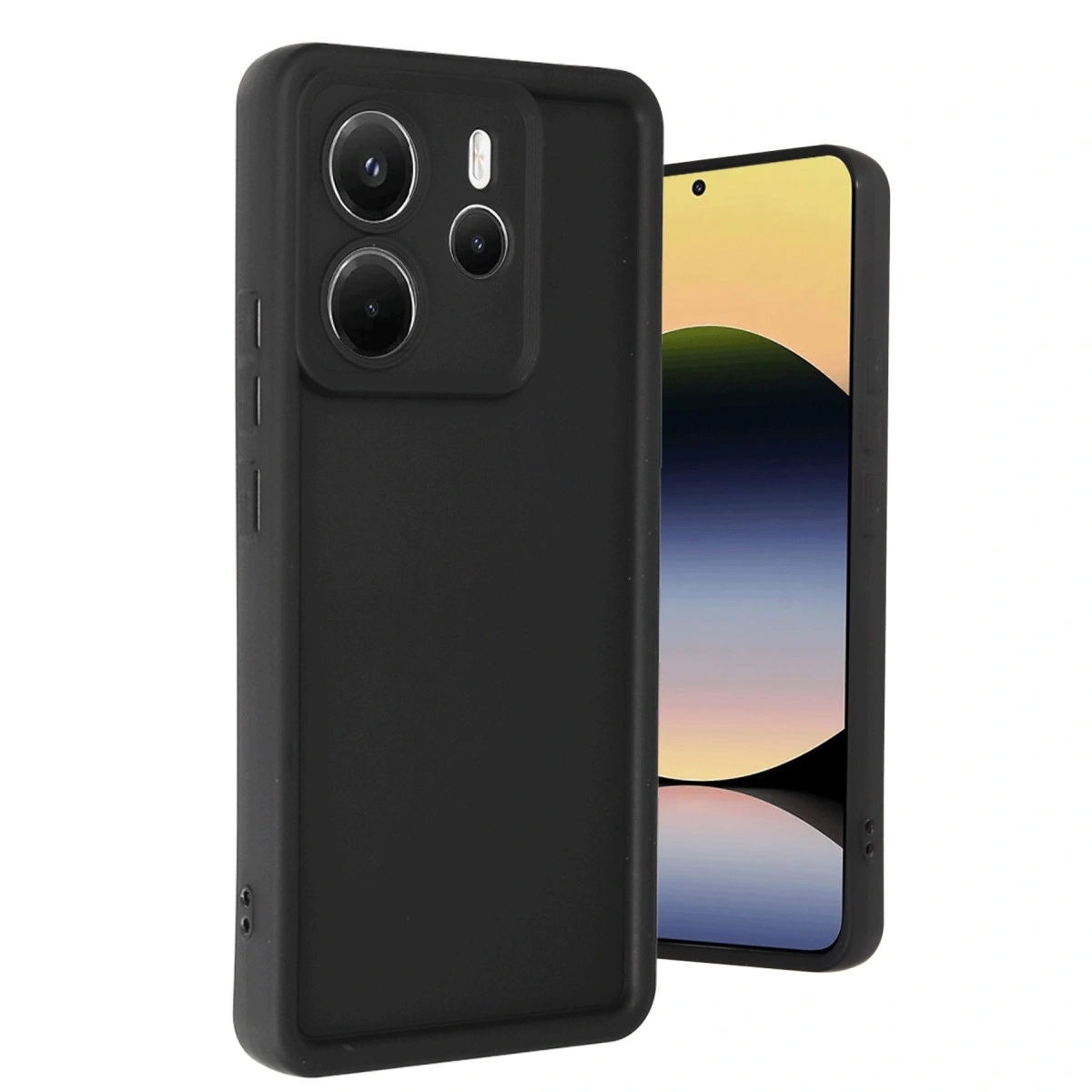 BUĞZ Xiaomi Redmi Note 14 4g Kılıf Viera Silikon - Siyah