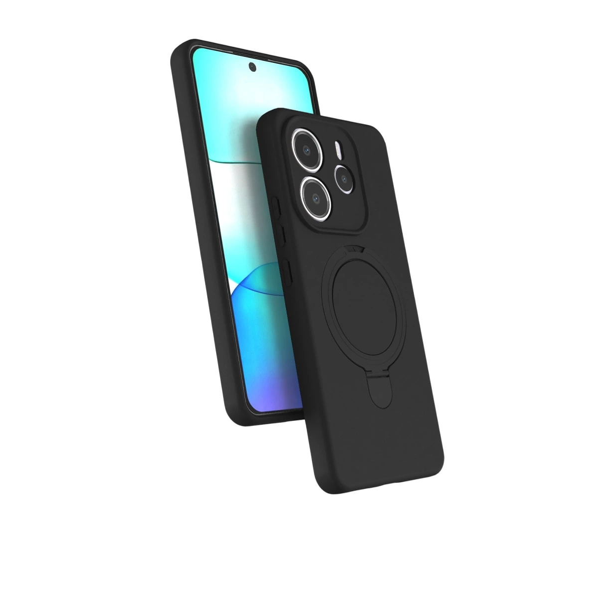 BUĞZ Xiaomi Redmi Note 14 4g Regal Magsafe Standlı Kapak - Siyah
