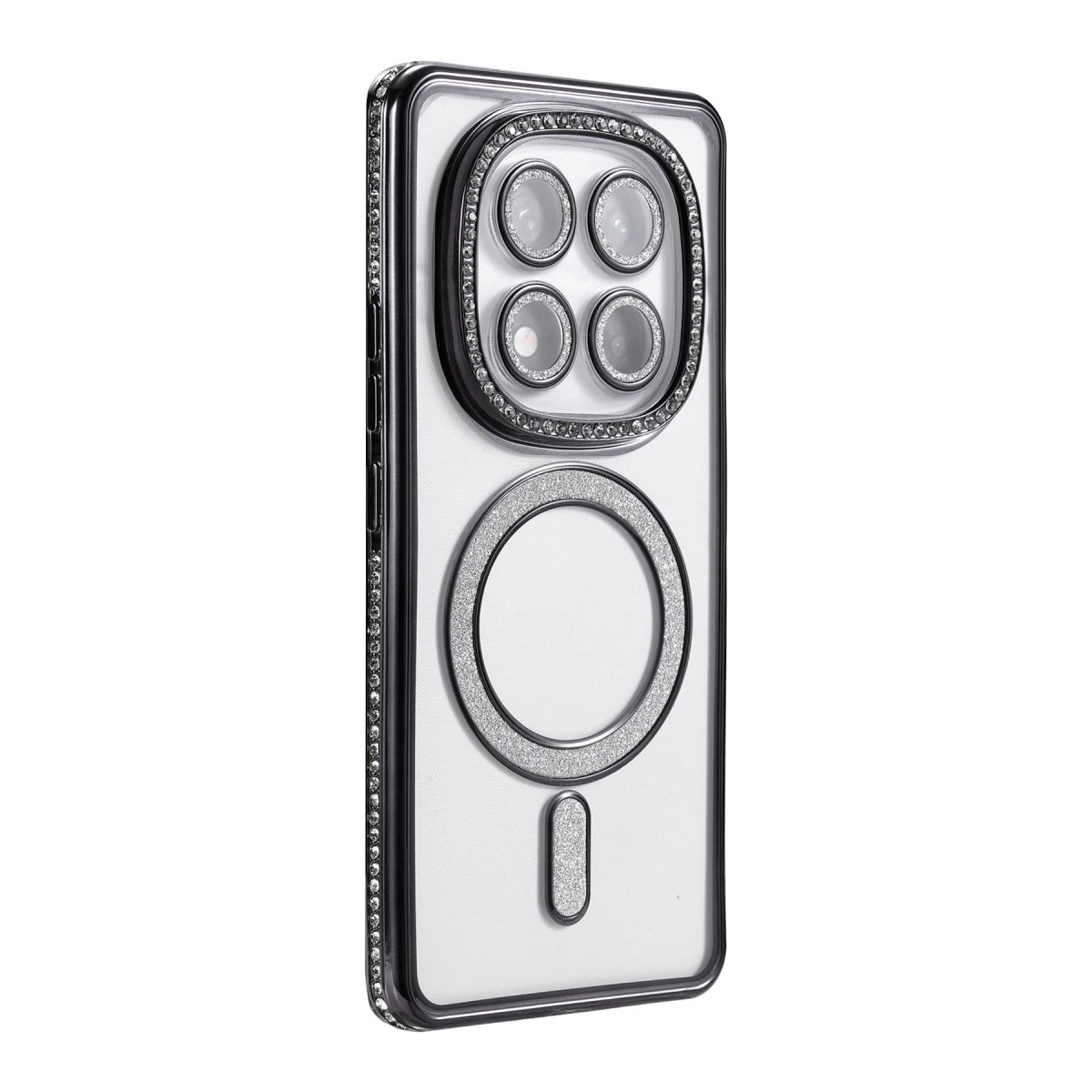 BUĞZ Xiaomi Redmi Note 14 Pro 4g Joke Simli Magneticsafe Kılıf - Siyah