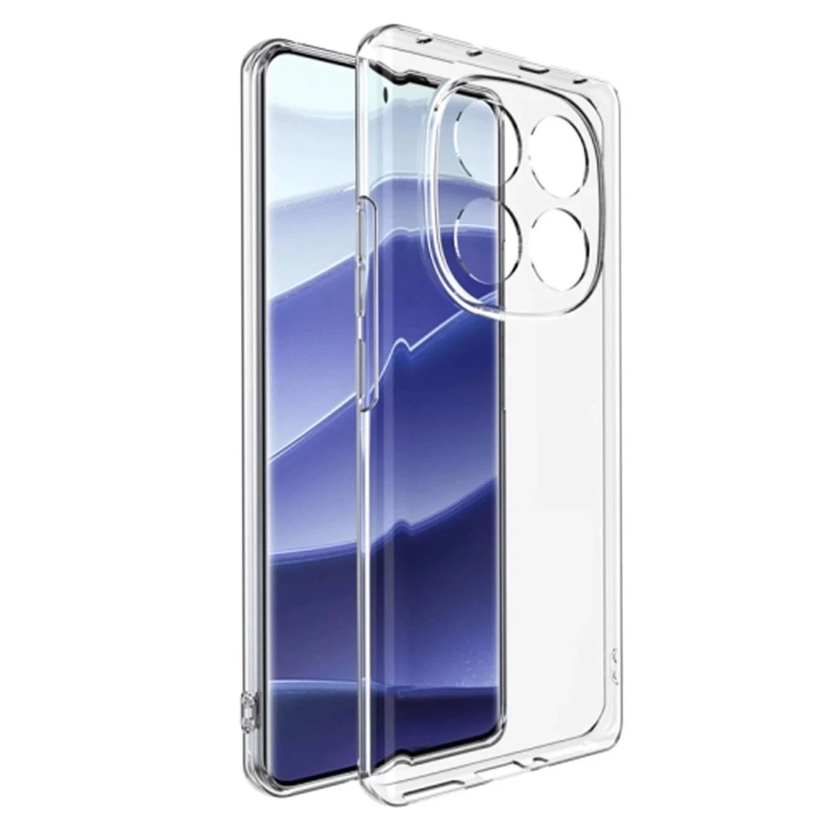 BUĞZ Xiaomi Redmi Note 14 Pro 4g Kılıf Lüx Şeffaf Silikon