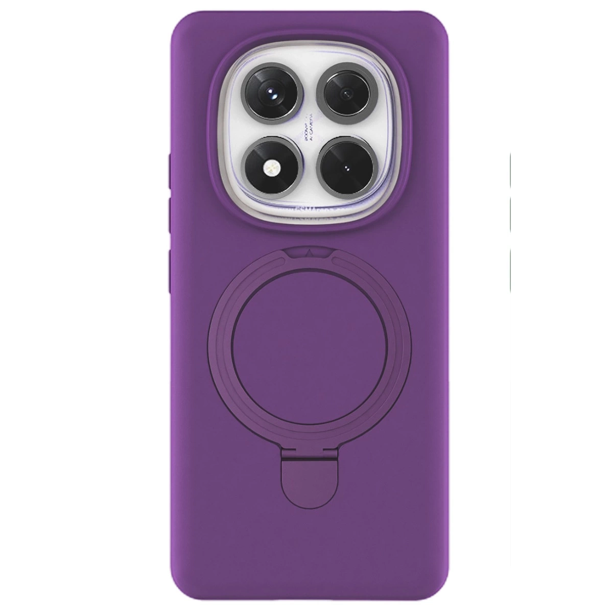 BUĞZ Xiaomi Redmi Note 14 Pro 4g Regal Magsafe Standlı Kapak - Derin Mor BUĞZ Xiaomi Redmi Note 14 Pro 4g Regal Magsafe Standlı Kapak - Derin Mor