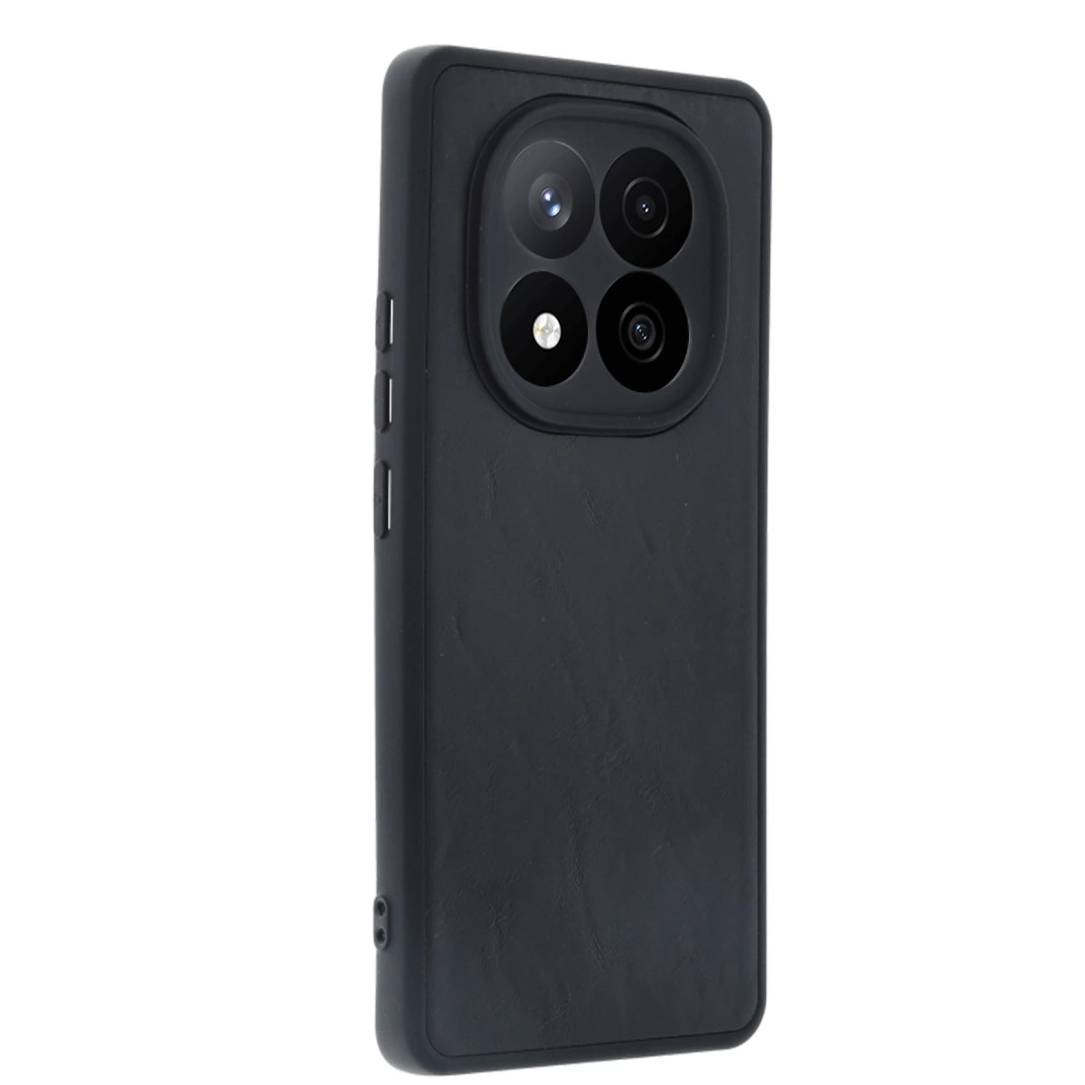BUĞZ Xiaomi Redmi Note 14 Pro 5g Kılıf Aras Deri Kapak - Siyah