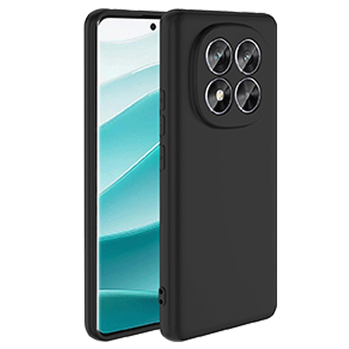 BUĞZ Xiaomi Redmi Note 14 Pro 5g Kılıf First Silikon - Siyah