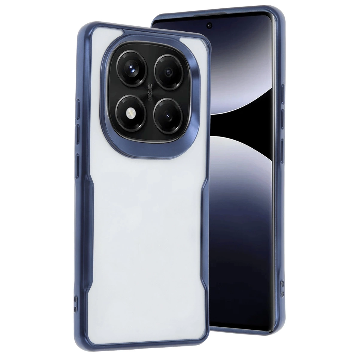 BUĞZ Xiaomi Redmi Note 14 Pro Plus Kılıf Boyi Silikon Kapak - Lacivert