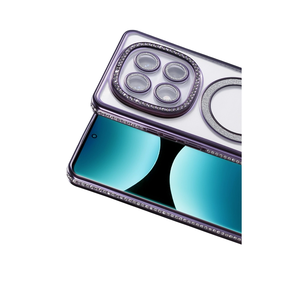 BUĞZ Xiaomi Redmi Note 15 Pro 4g Joke Simli Magneticsafe Kılıf - Derin Mor BUĞZ Xiaomi Redmi Note 15 Pro 4g Joke Simli Magneticsafe Kılıf - Derin Mor