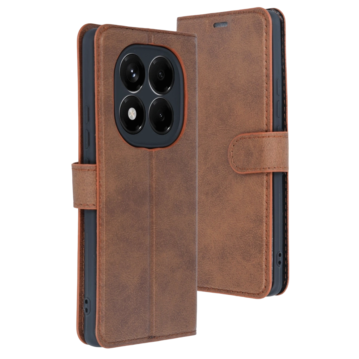 BUĞZ Xiaomi Redmi Note 15 Pro 4g Trend S Plus Kapaklı Kılıf - Taba