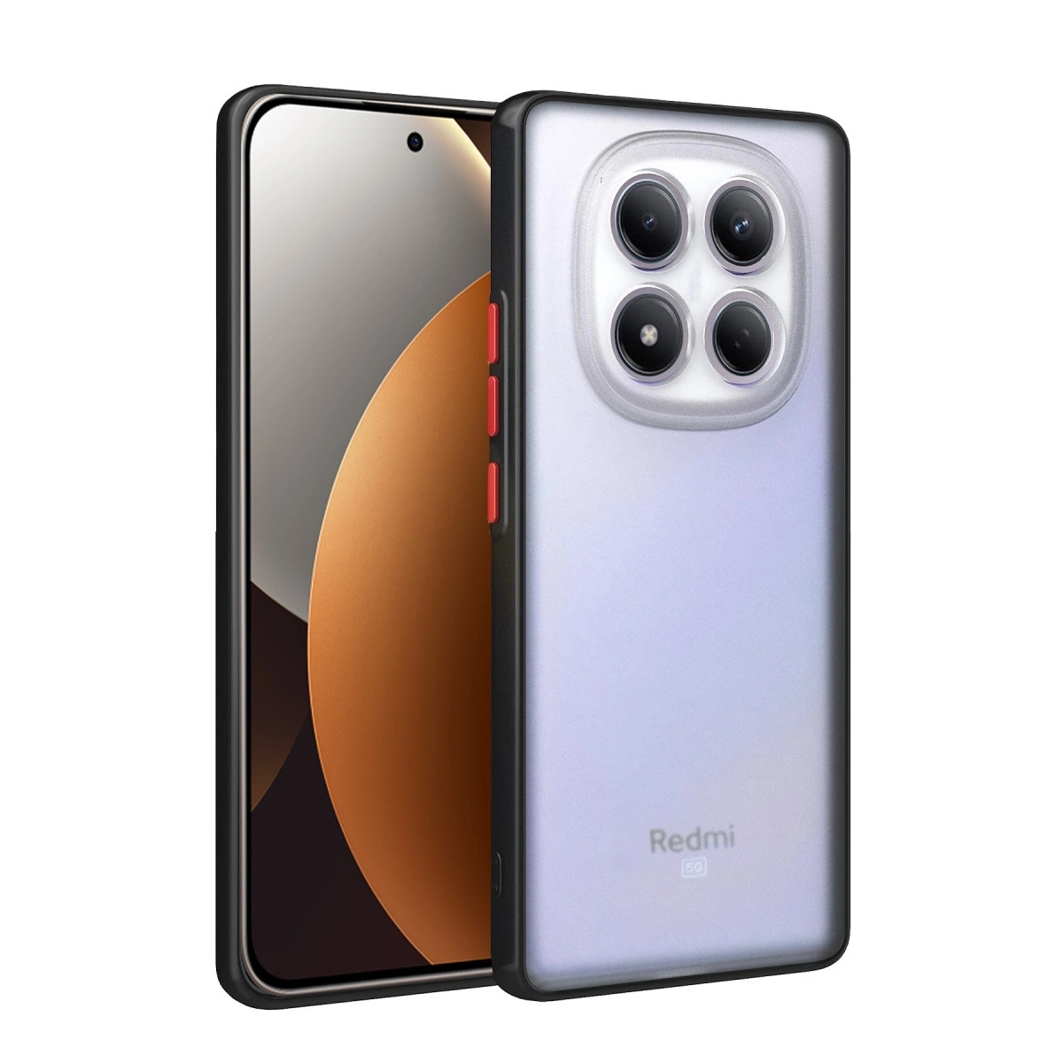 BUĞZ Xiaomi Redmi Note 15 Pro 5g Montreal Silikon Kapak - Siyah