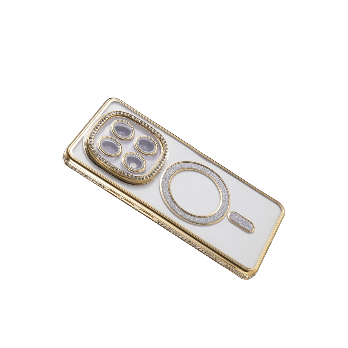BUĞZ Xiaomi Redmi Note 15 Pro Plus 5g Joke Simli Magneticsafe Kılıf - Gold