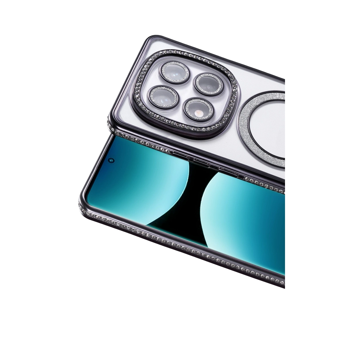 BUĞZ Xiaomi Redmi Note 15 Pro Plus 5g Joke Simli Magneticsafe Kılıf - Siyah BUĞZ Xiaomi Redmi Note 15 Pro Plus 5g Joke Simli Magneticsafe Kılıf - Siyah