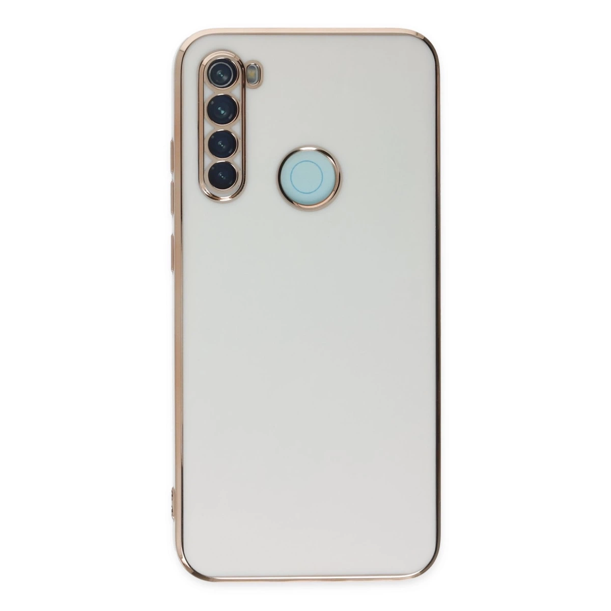 BUĞZ Xiaomi Redmi Note 8 Kılıf Volet Silikon - Beyaz