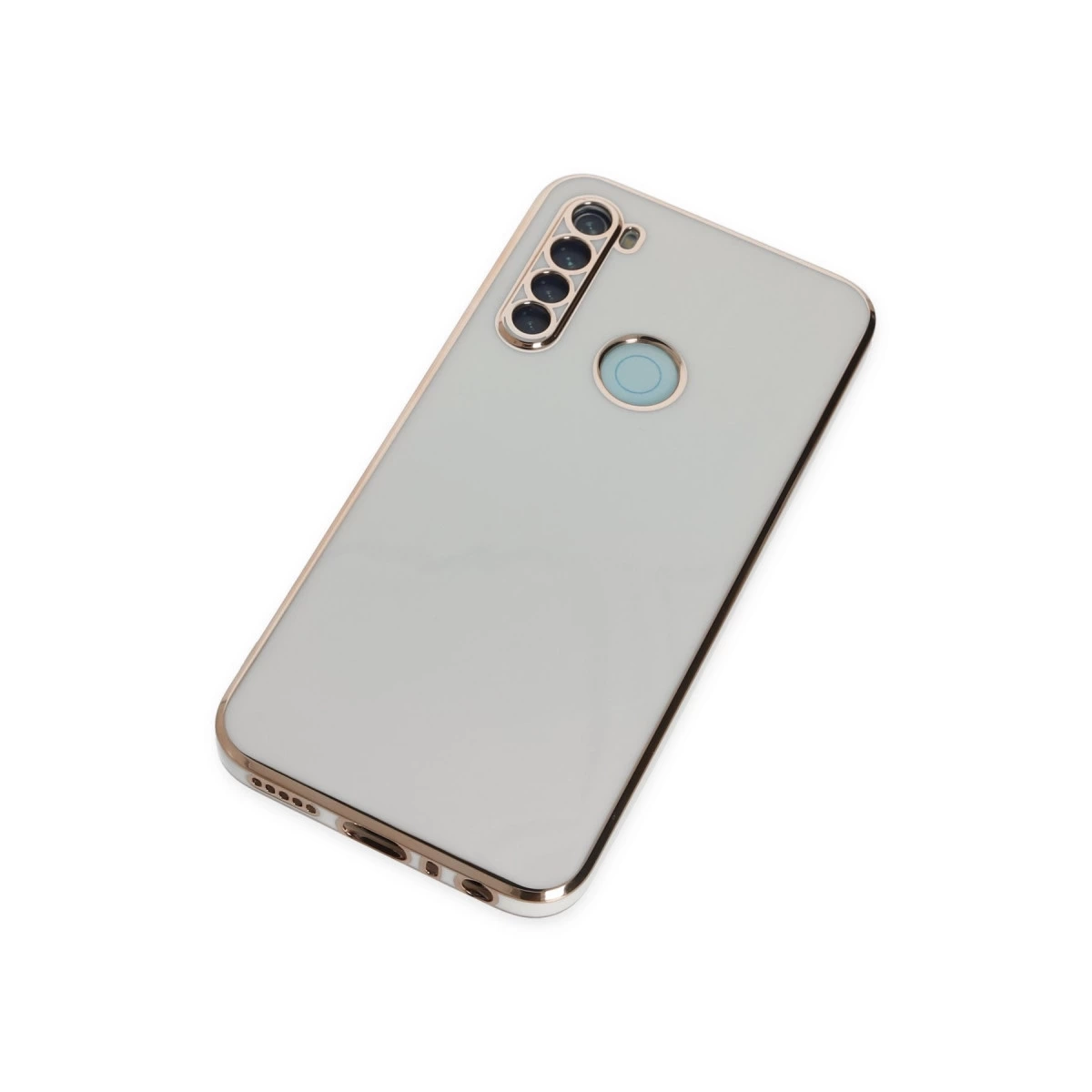 BUĞZ Xiaomi Redmi Note 8 Kılıf Volet Silikon - Beyaz