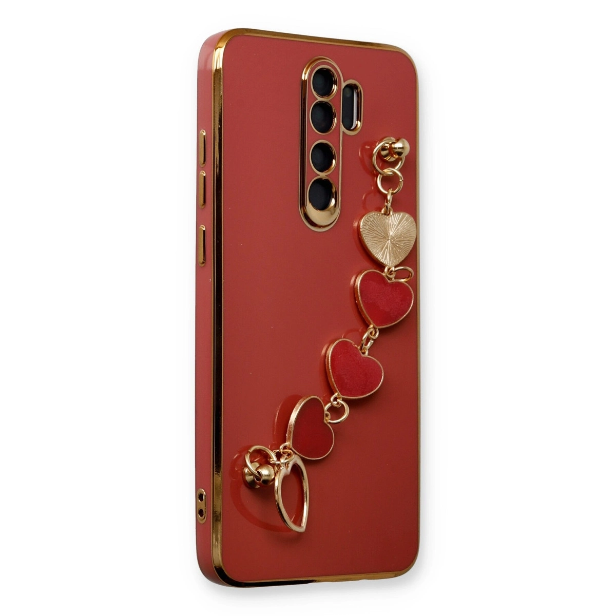 BUĞZ Xiaomi Redmi Note 8 Pro Kılıf Esila Silikon - Kırmızı