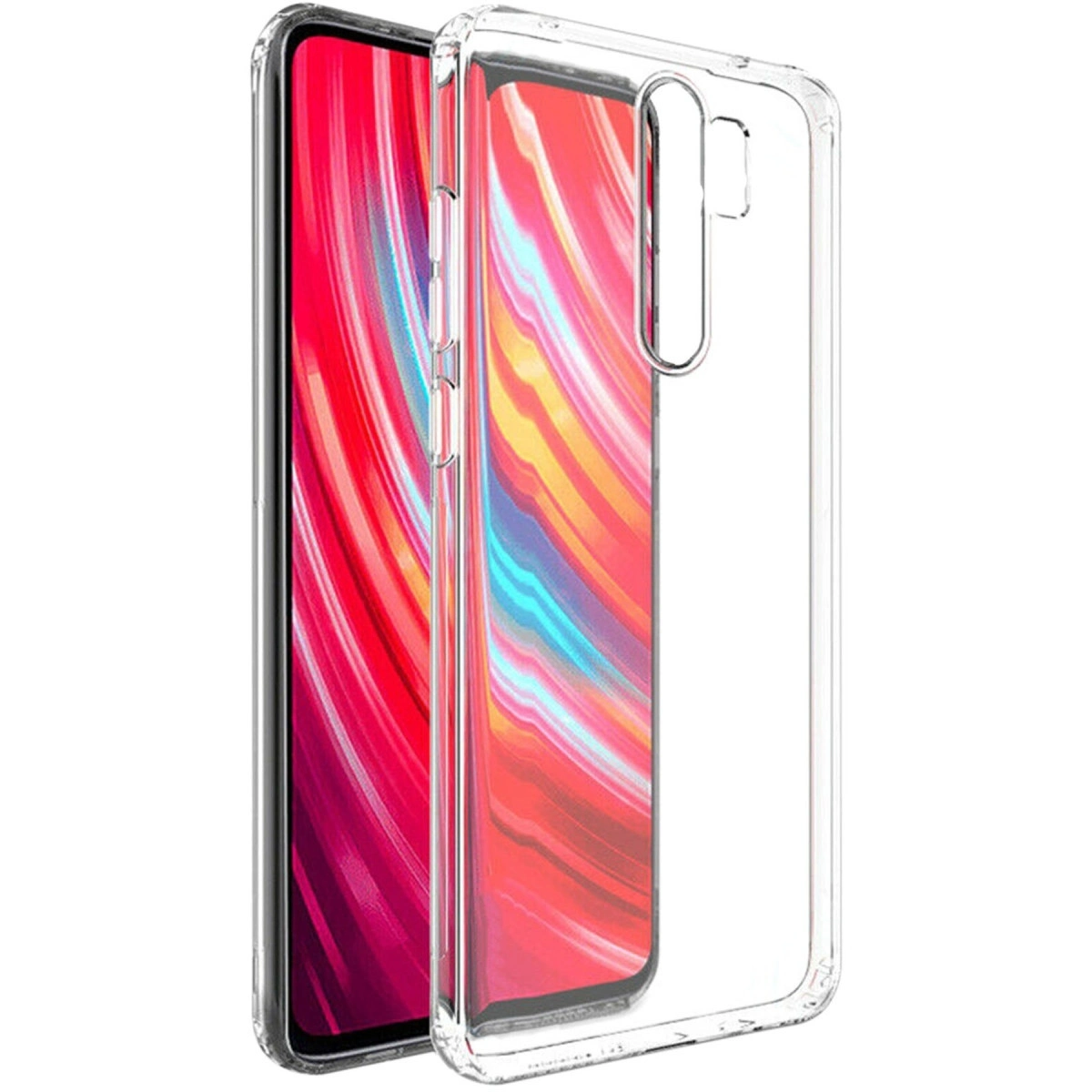 BUĞZ Xiaomi Redmi Note 8 Pro Kılıf Lüx Şeffaf Silikon