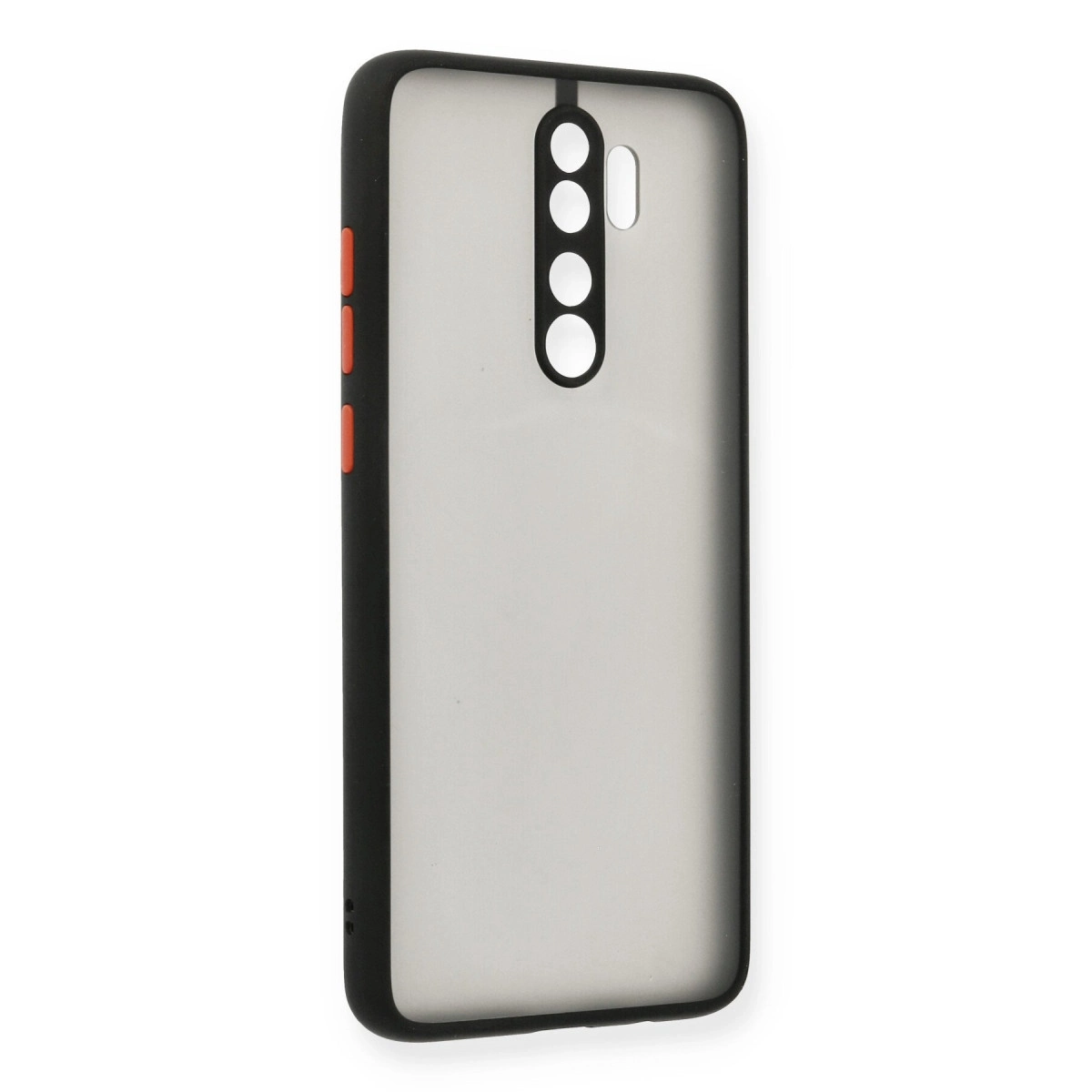 BUĞZ Xiaomi Redmi Note 8 Pro Kılıf Montreal Silikon Kapak - Siyah