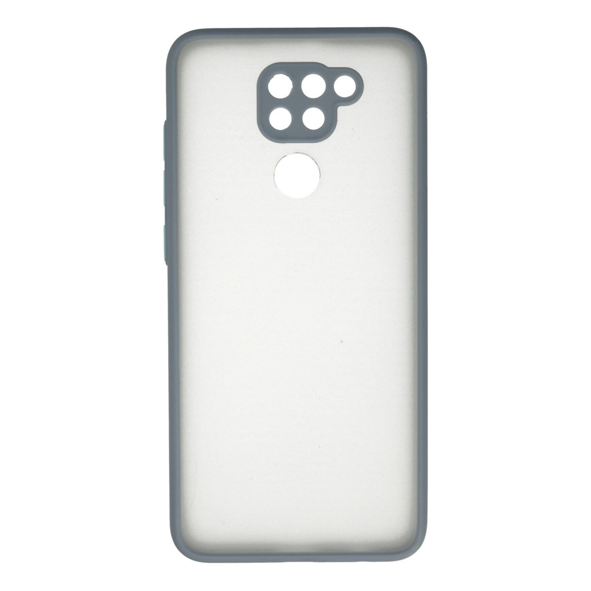 BUĞZ Xiaomi Redmi Note 9 Kılıf Montreal Silikon Kapak - Gri