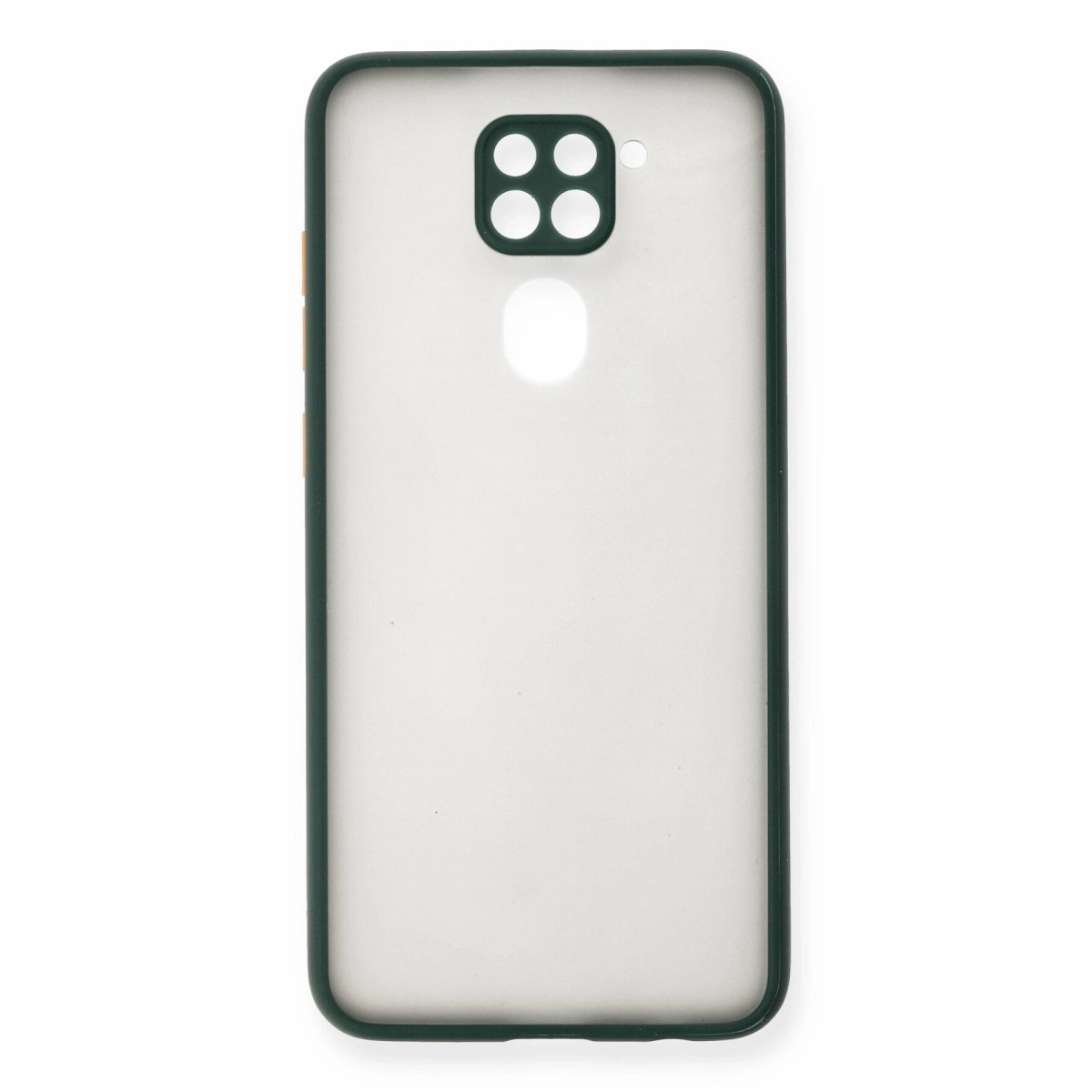 BUĞZ Xiaomi Redmi Note 9 Kılıf Montreal Silikon Kapak - Yeşil