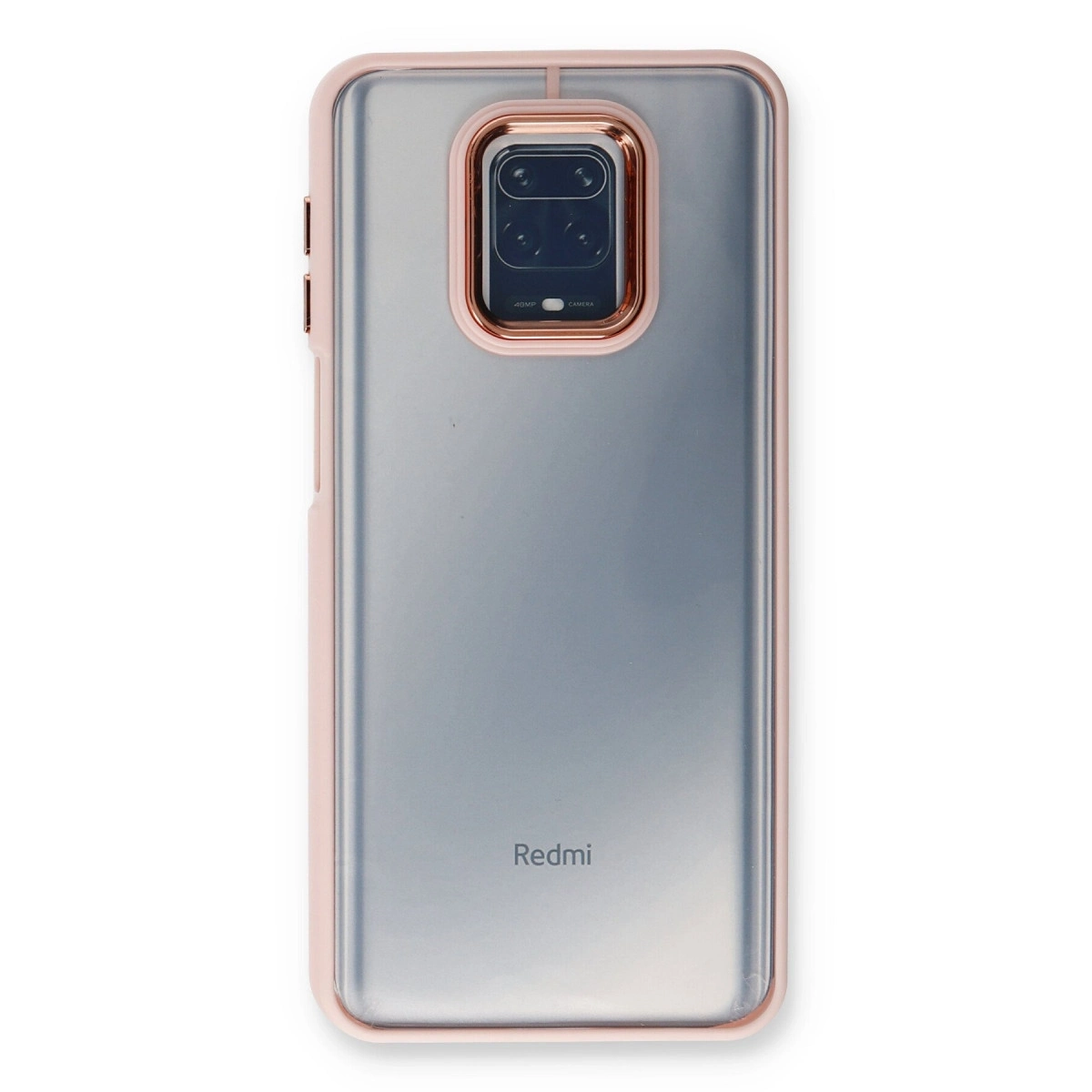 BUĞZ Xiaomi Redmi Note 9 Pro Kılıf Dora Kapak - Pudra