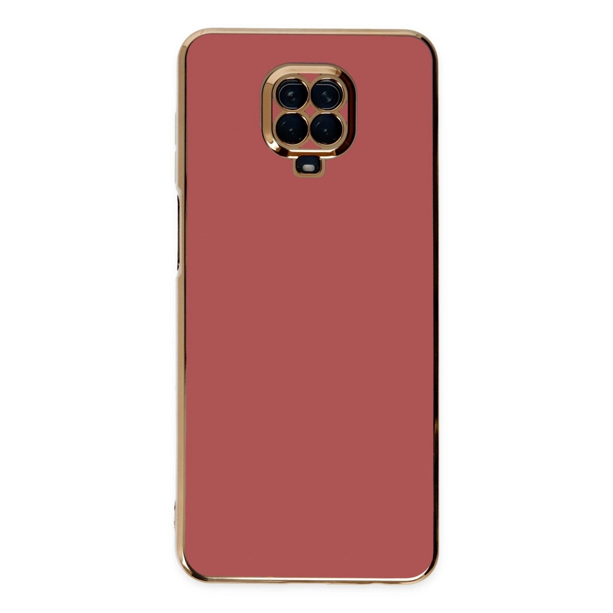 BUĞZ Xiaomi Redmi Note 9 Pro Kılıf Volet Silikon - Kırmızı