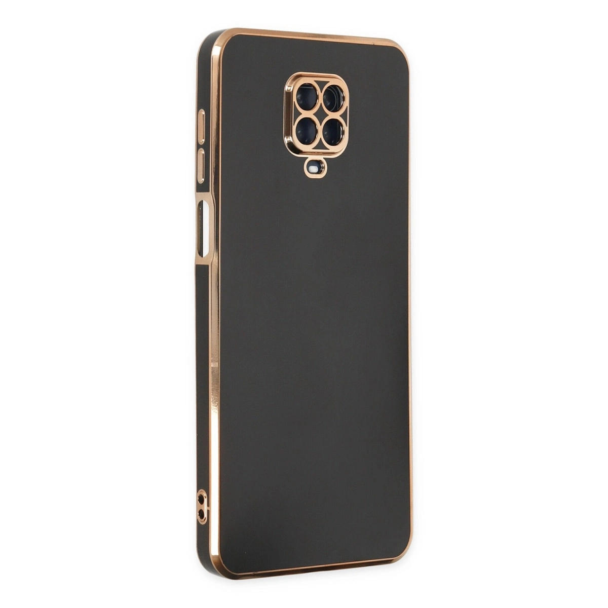 BUĞZ Xiaomi Redmi Note 9 Pro Kılıf Volet Silikon - Siyah