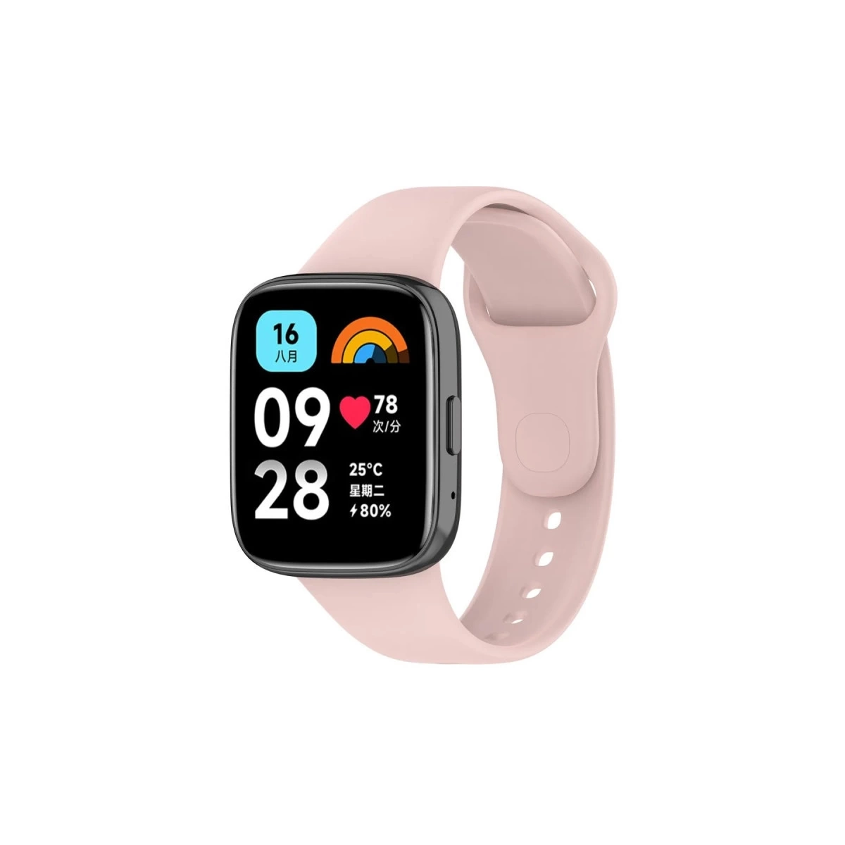 BUĞZ Xiaomi Redmi Watch 3 Active Klasik Kordon - Pudra